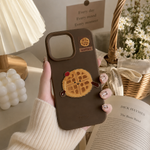 3D Puffy Waffle Matte Case