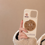 Embroidered Chocolate Cookie Patch Matte Case