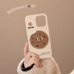 Embroidered Chocolate Cookie Patch Matte Case