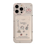Cute Kitty Music Card Holder Case