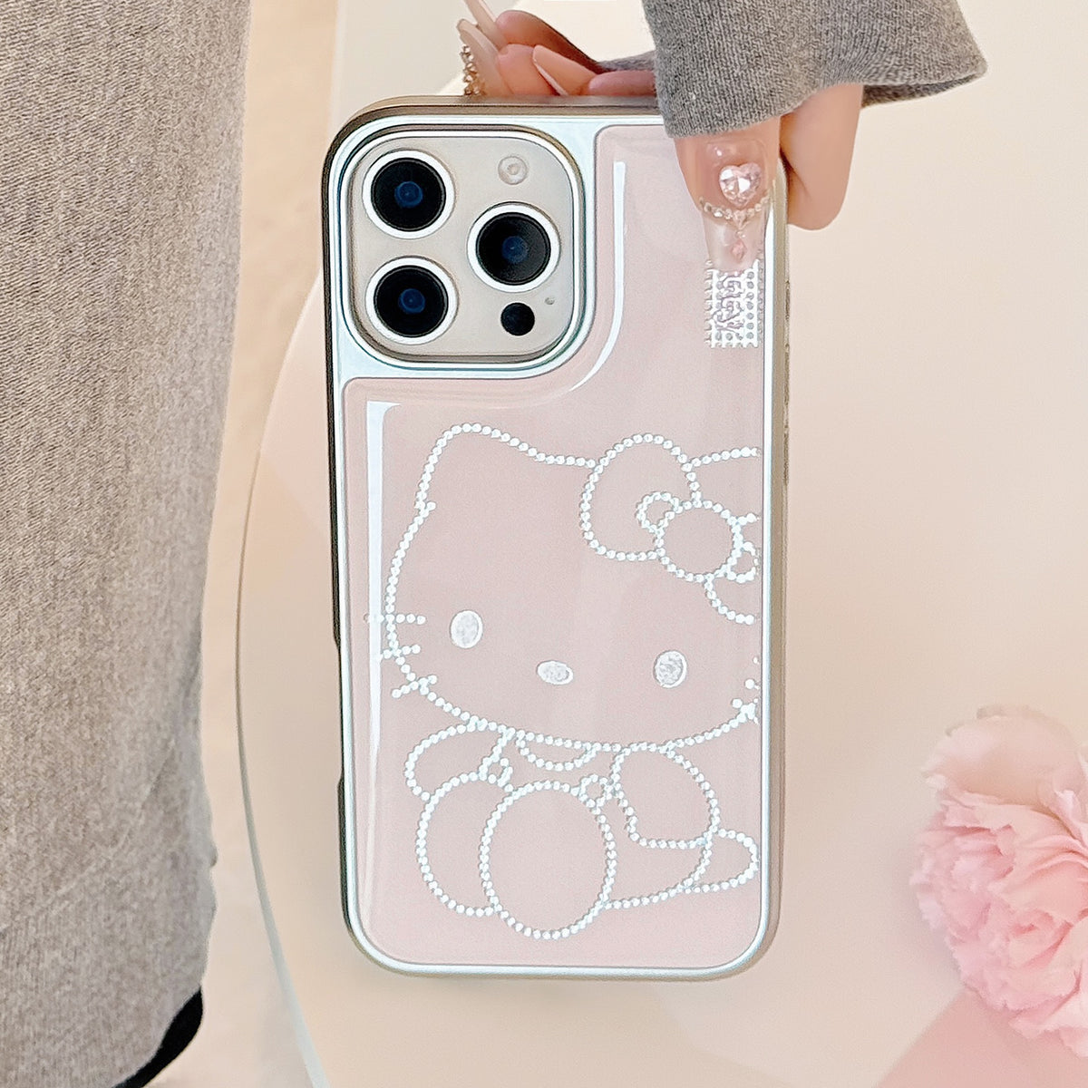 Pink Hello Kitty Pattern Case