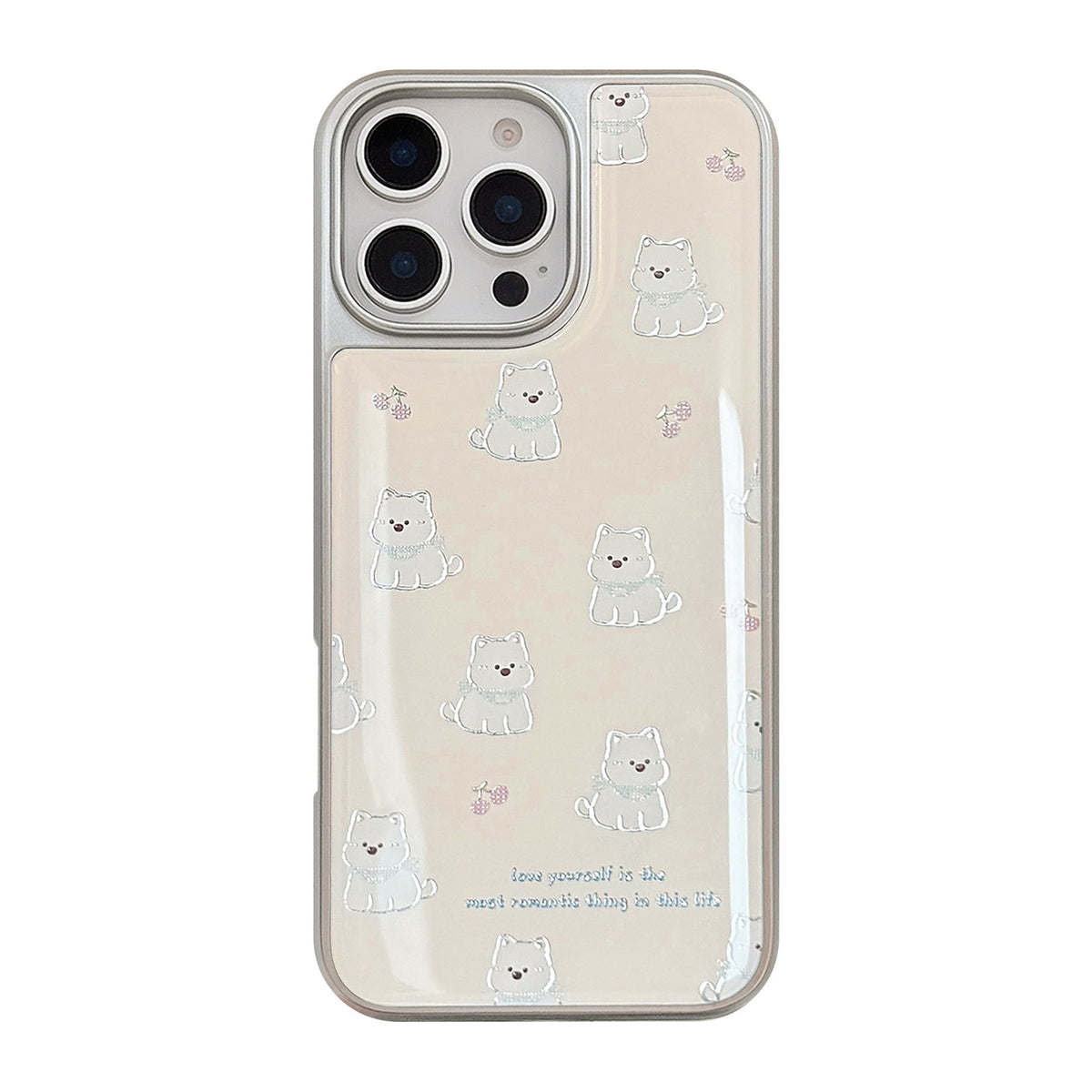 Metallic Kitten Pattern Case