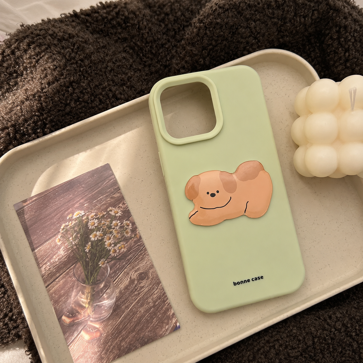 Minimalist 3D Puffy Toast Matte Case