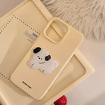 3D Puffy Spotted Puppy Case