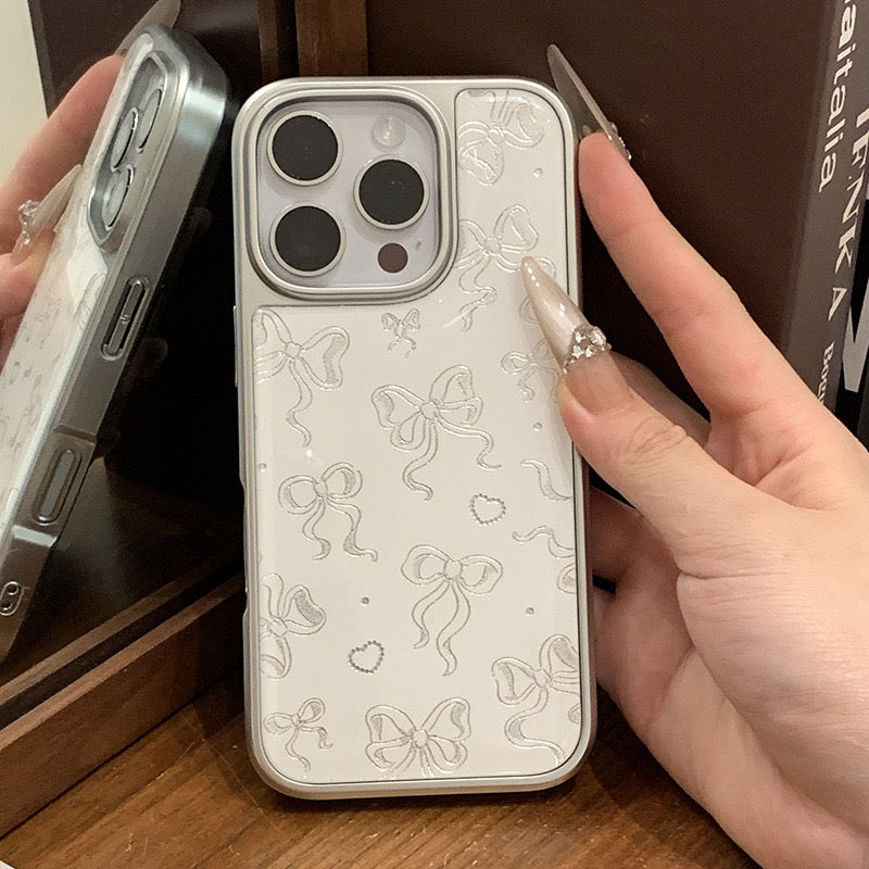 3D Ribbon Bow Pattern Case