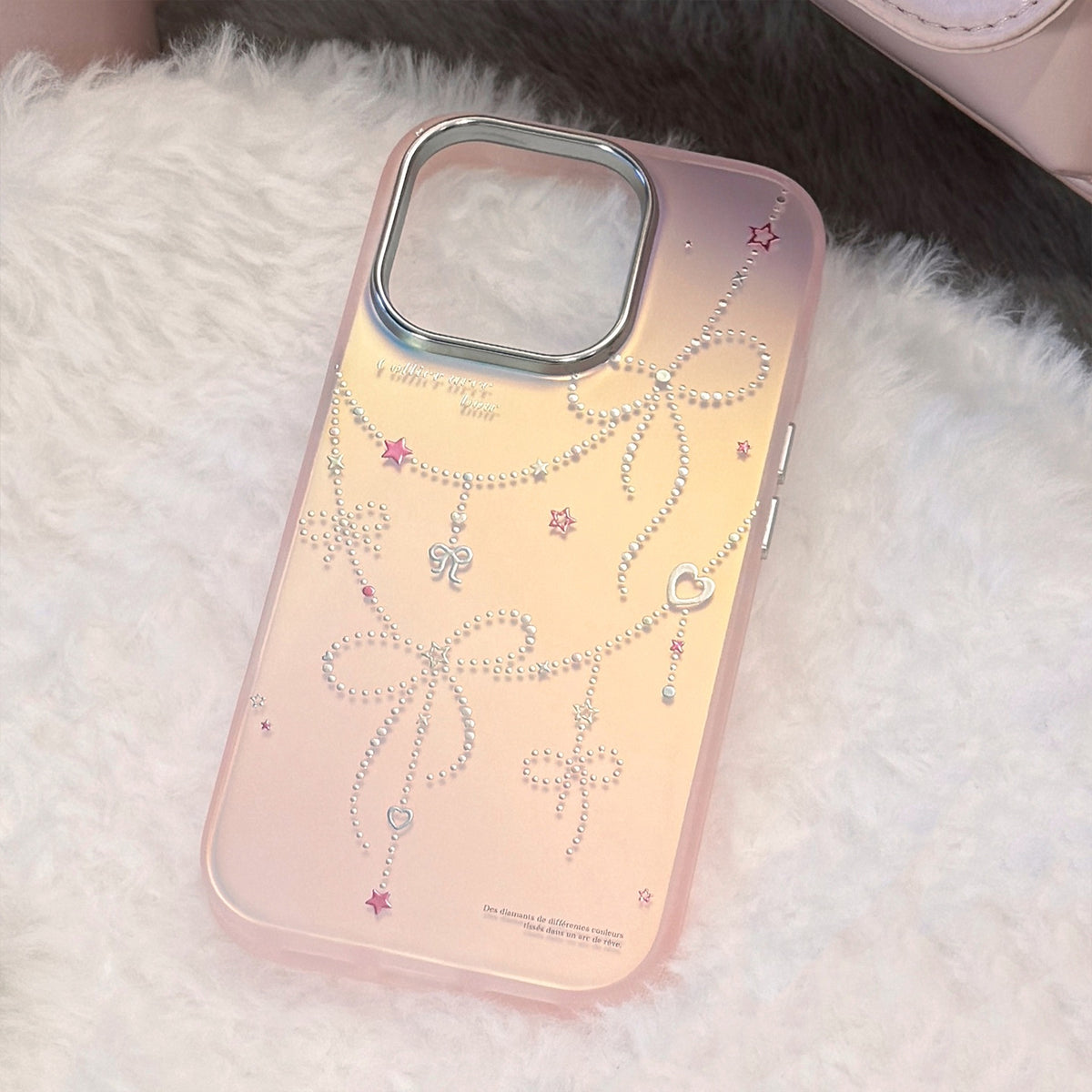 Crystal Bow Garland Iridescent Laser Case