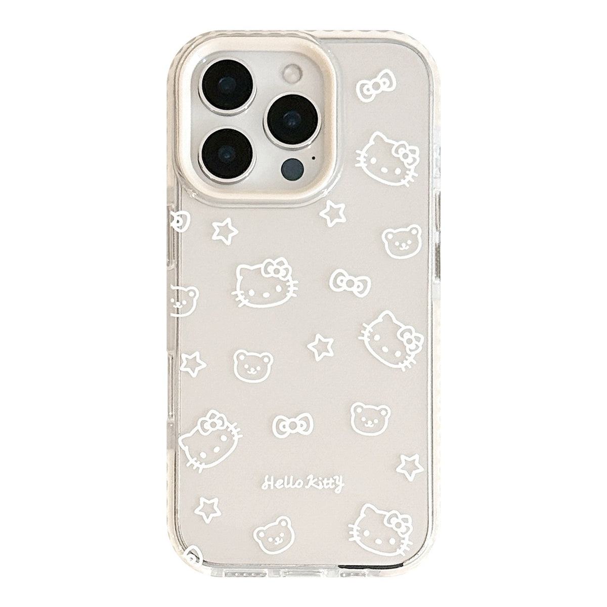Transparent Kitty Star Case