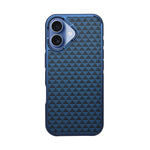 Geometric Carbon Fiber Texture Phone Case for iPhone 17