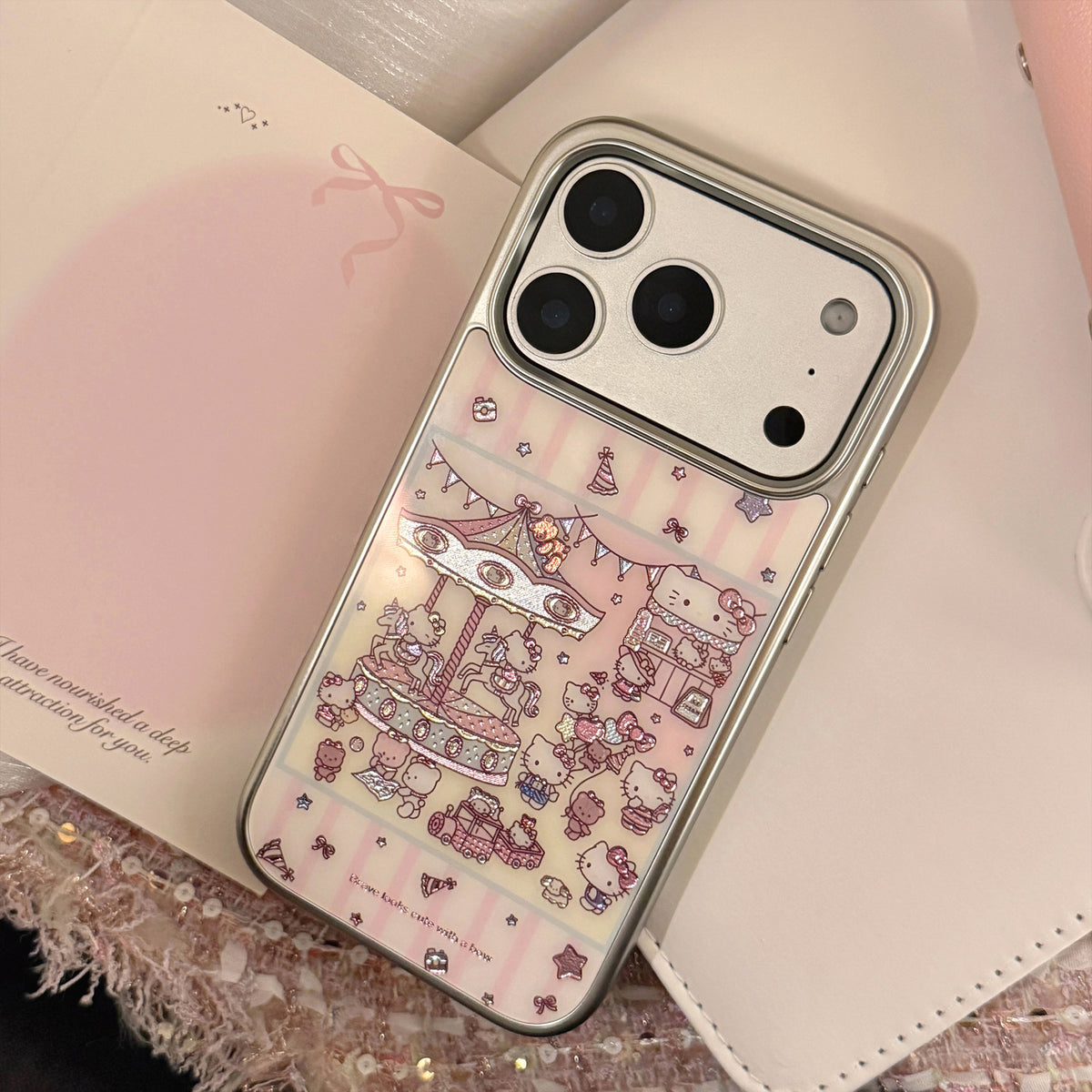 Cartoon Theme Park Carousel Case