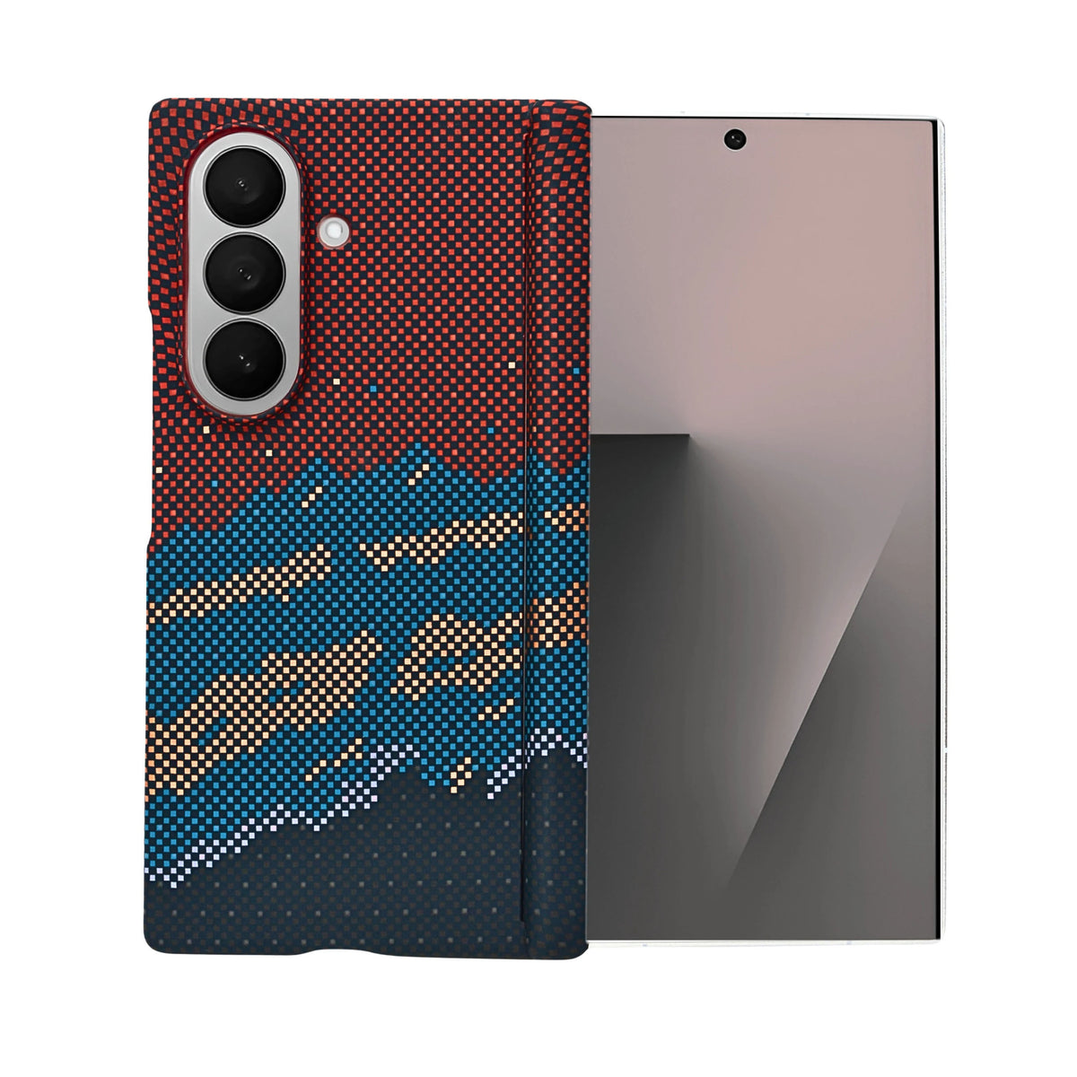 Premium Woven Pattern Phone Case for Samsung Galaxy Z Fold 7