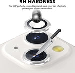 Tempered Glass Camera Lens Protector for iPhone 16 plus