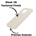 3D Ripple Wave Texture Soft Silicone Phone Case For iPhone 16 Pro Max