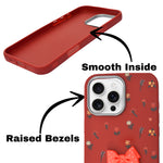 Cute Floral with 3D Bow Case For iPhone 16 Pro Max