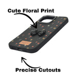 Cute Floral with 3D Bow Case For iPhone 16 Pro