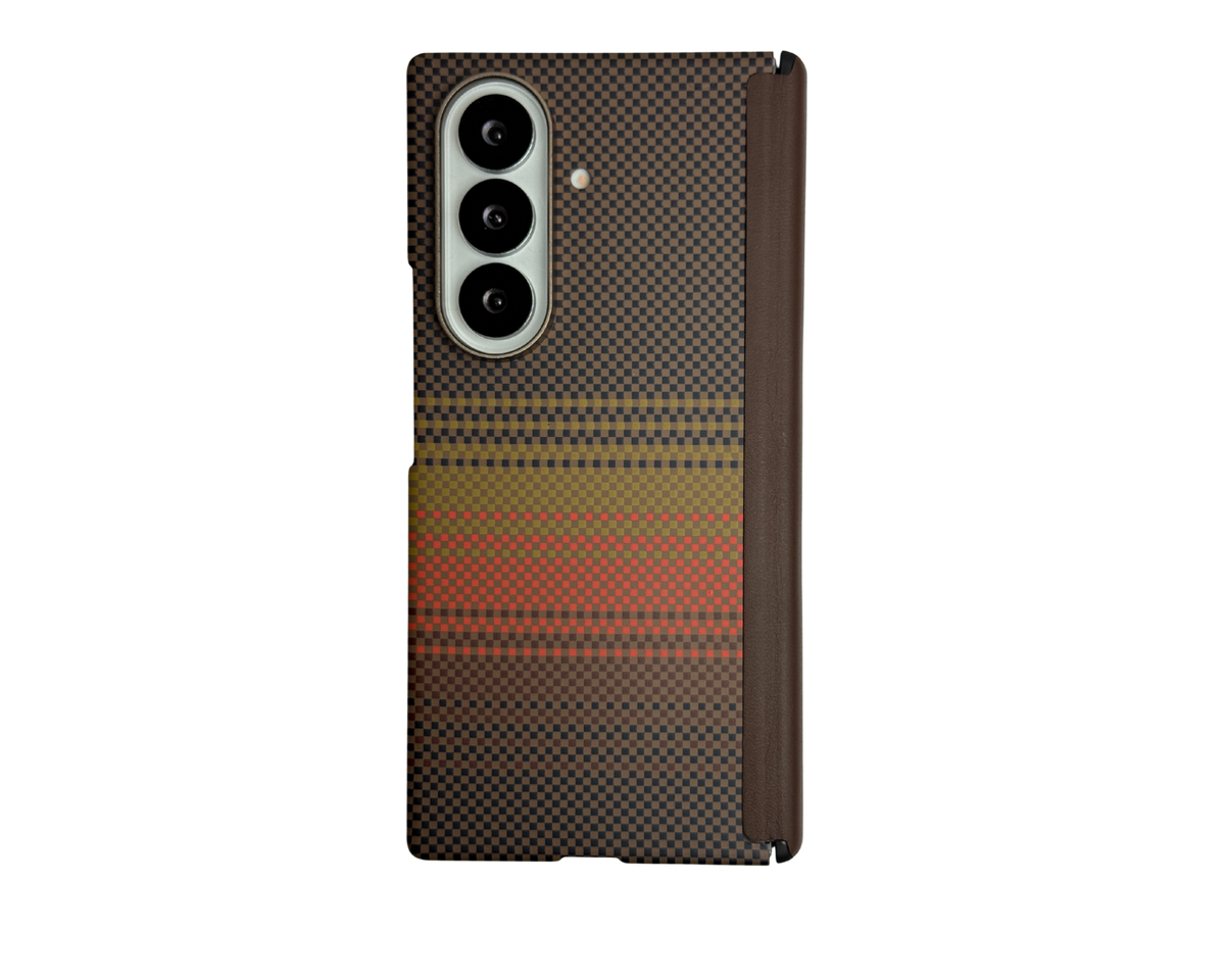 Carbon Fiber Back Case with Hinge Protection for Samsung Galaxy Z Fold 7(Only Back)