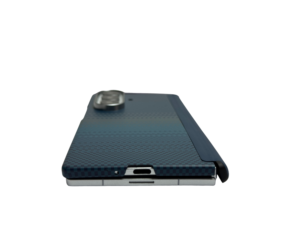 Carbon Fiber Back Case with Hinge Protection for Samsung Galaxy Z Fold 7(Only Back)