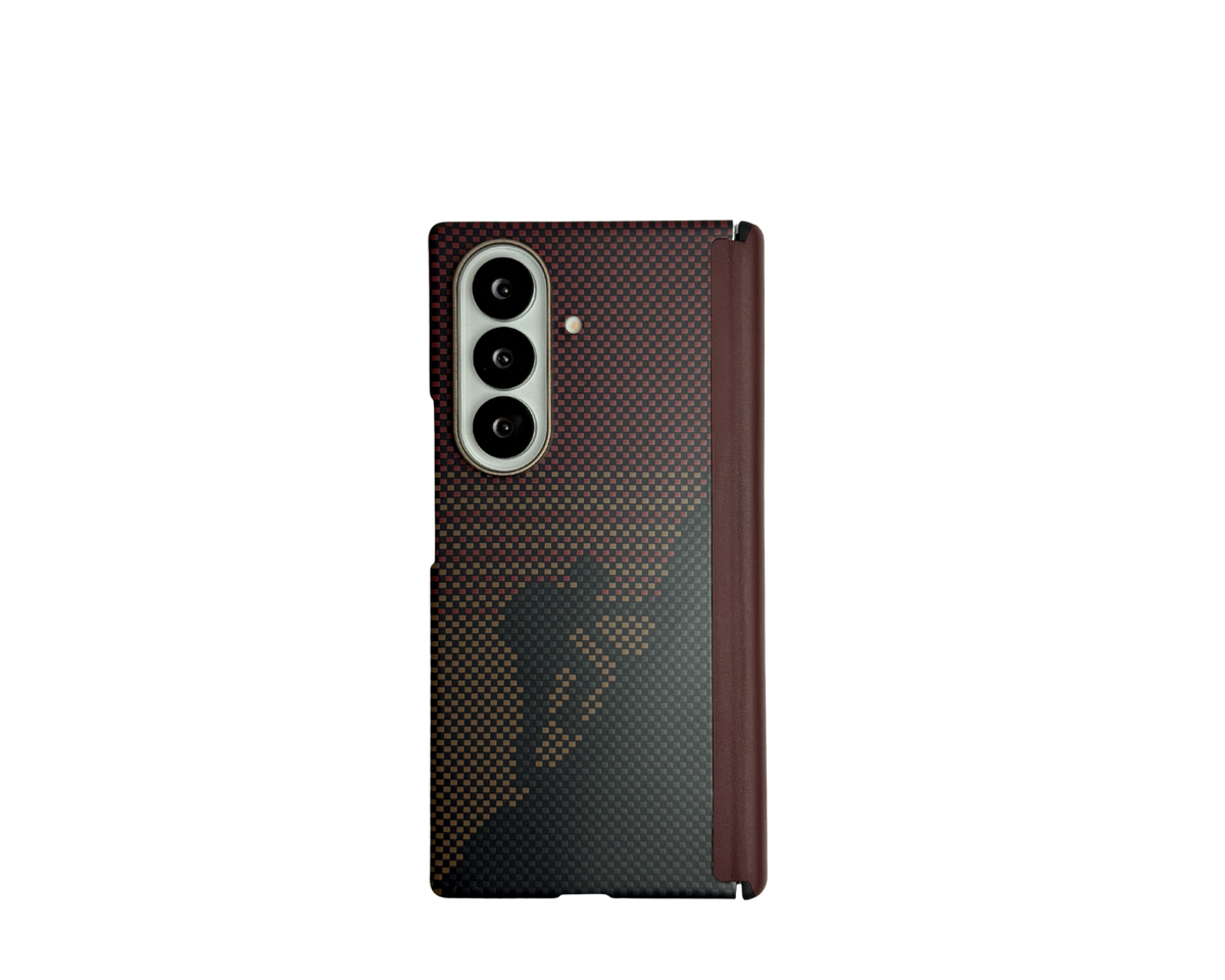 Carbon Fiber Back Case with Hinge Protection for Samsung Galaxy Z Fold 7(Only Back)