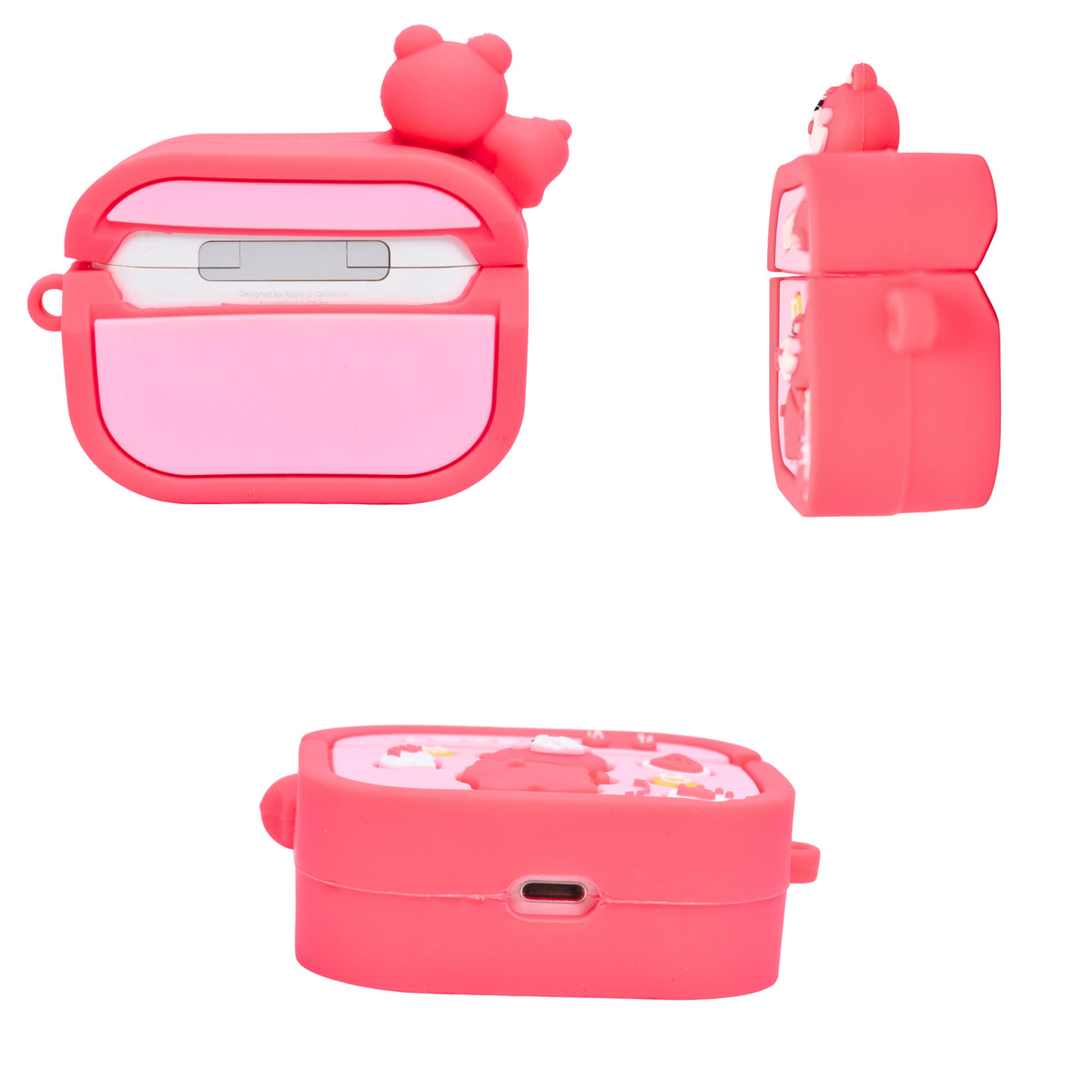 Cute Bear Cartoon Silicone Case for AirPods Pro / Pro 2