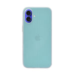 Hard Protective Striped Matte Finish Case for iPhone 16 Plus