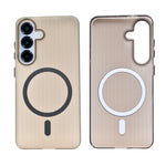 Hard Protective Striped Matte Finish Phone Case for Samsung Galaxy S24 / S25