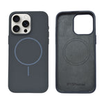 Soft Silicone with MagSafe Ring Phone Case for iPhone 15 Pro