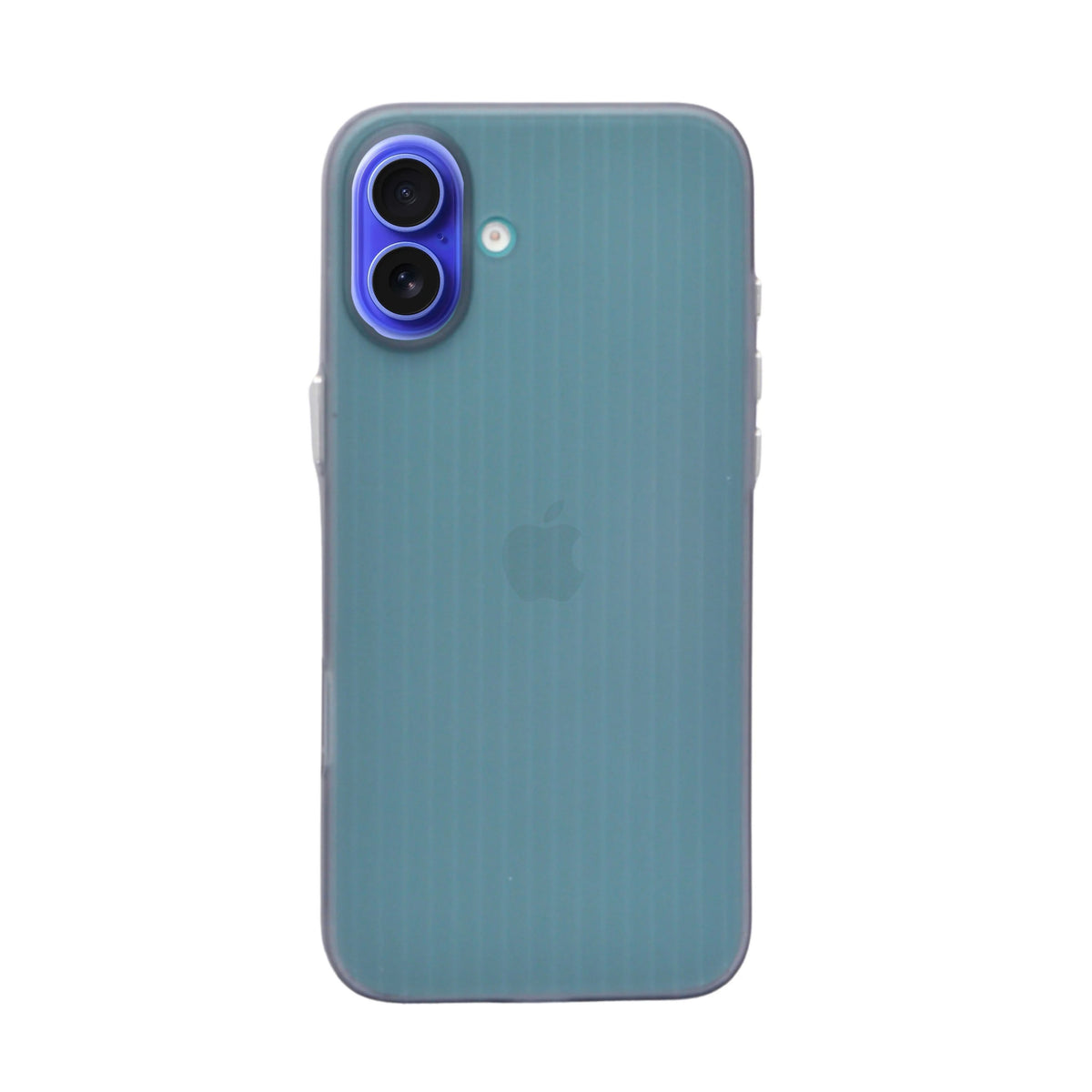 Hard Protective Striped Matte Finish Case for iPhone 16 Plus
