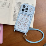 Lucky Dog Card Holder Wrist Strap Case