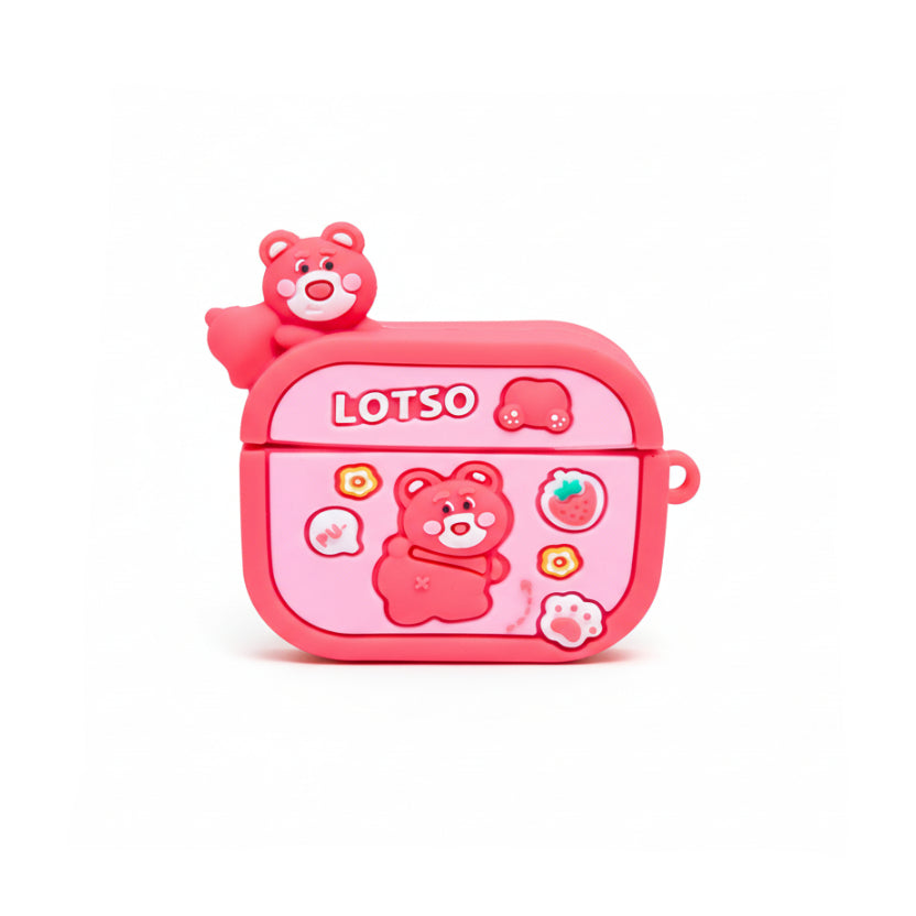 Cute Bear Cartoon Silicone Case for AirPods Pro / Pro 2