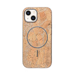 Cork Texture Printed MagSafe Compatible Phone Case for iPhone 13 / 14