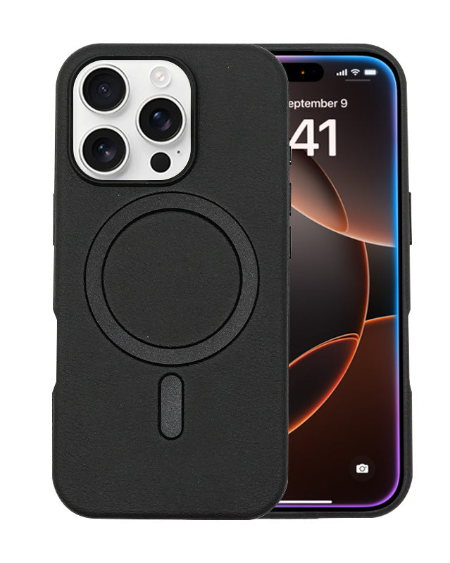 Premium Leather MagSafe Compatibility Shockproof Durable Case for Your iPhone