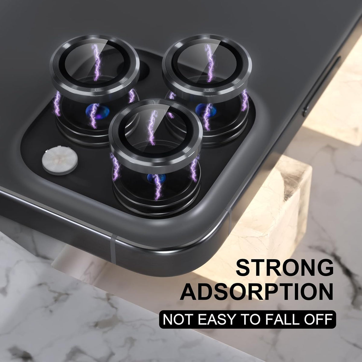 Crystal Clear Camera Surface Lens Protector for iPhone 15 Pro Max