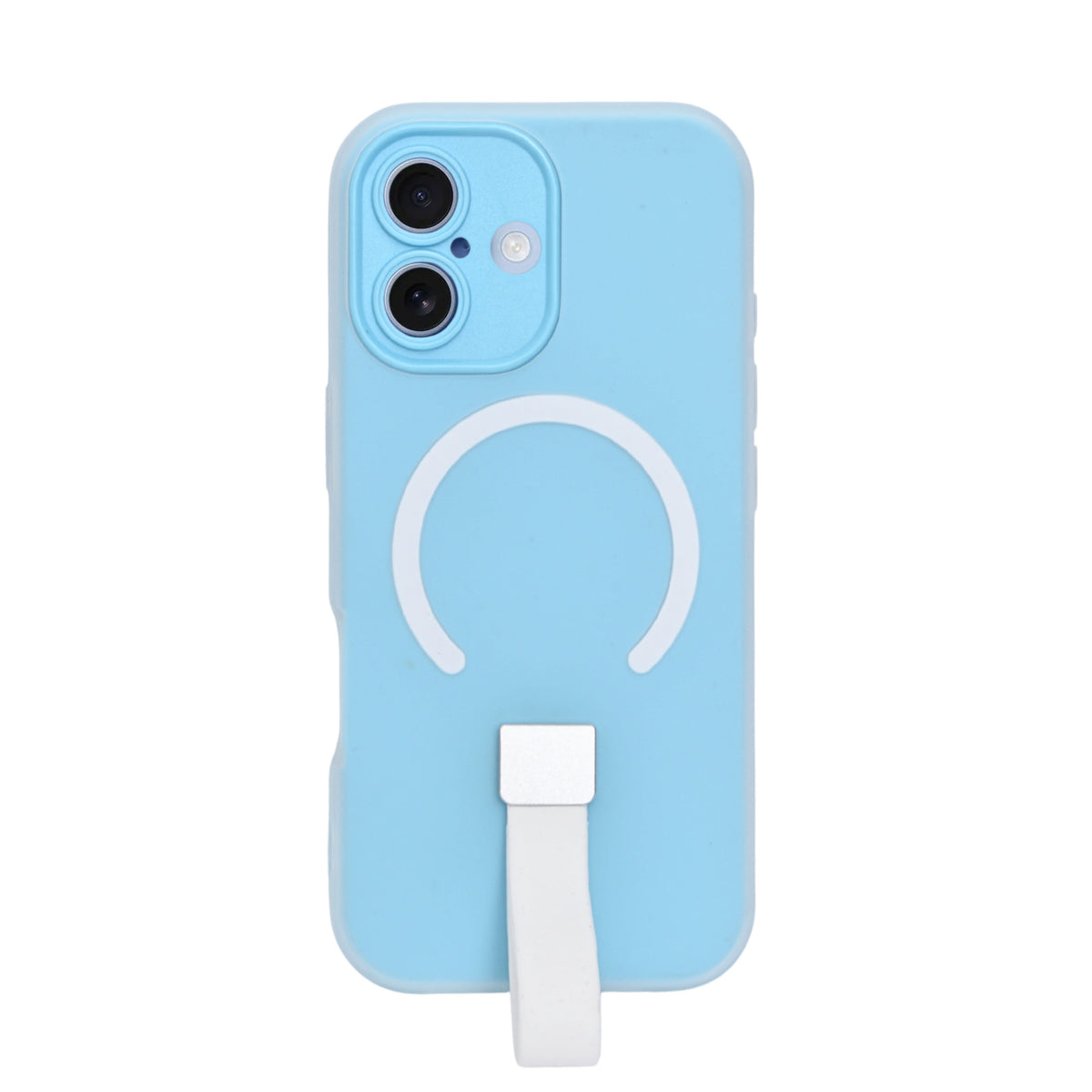 Frosty Matte with Silicone Finger Loop Phone Case for iPhone 17