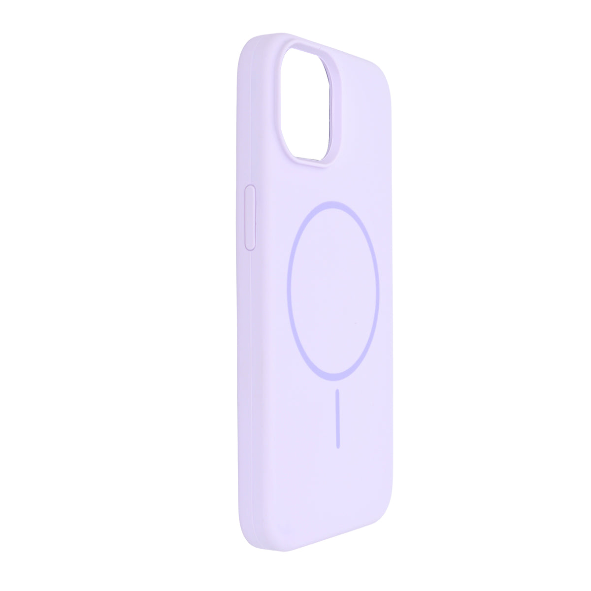 Soft Silicone with MagSafe Ring Phone Case for iPhone 14 Plus / 15 Plus
