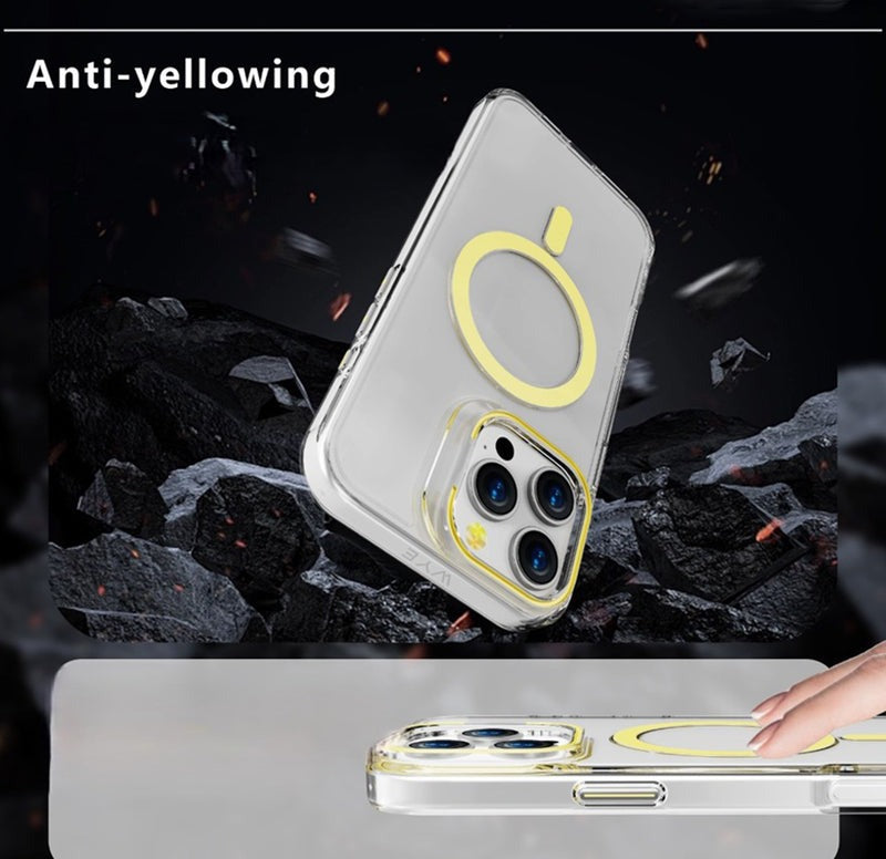 Luxury MagSafe Anti-Yellow Protection Clear Case for Your iPhone