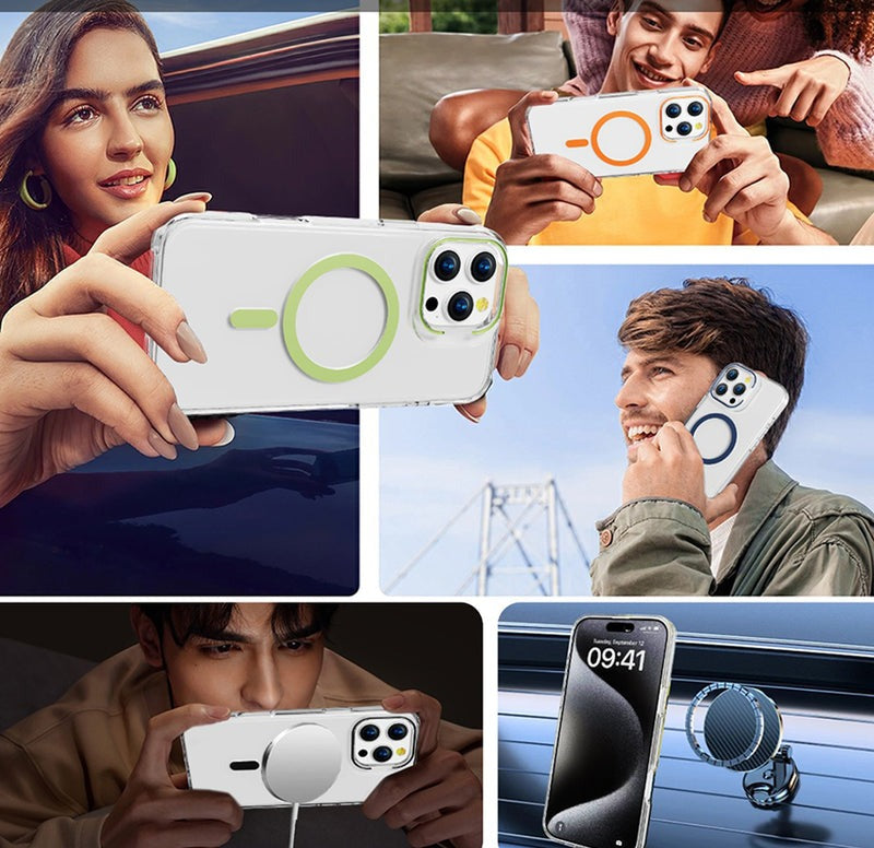 Luxury MagSafe Anti-Yellow Protection Clear Case for Your iPhone