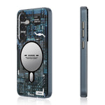 Futuristic Circuit MagSafe Stylish Look Case for Samsung Galaxy S25 Ultra