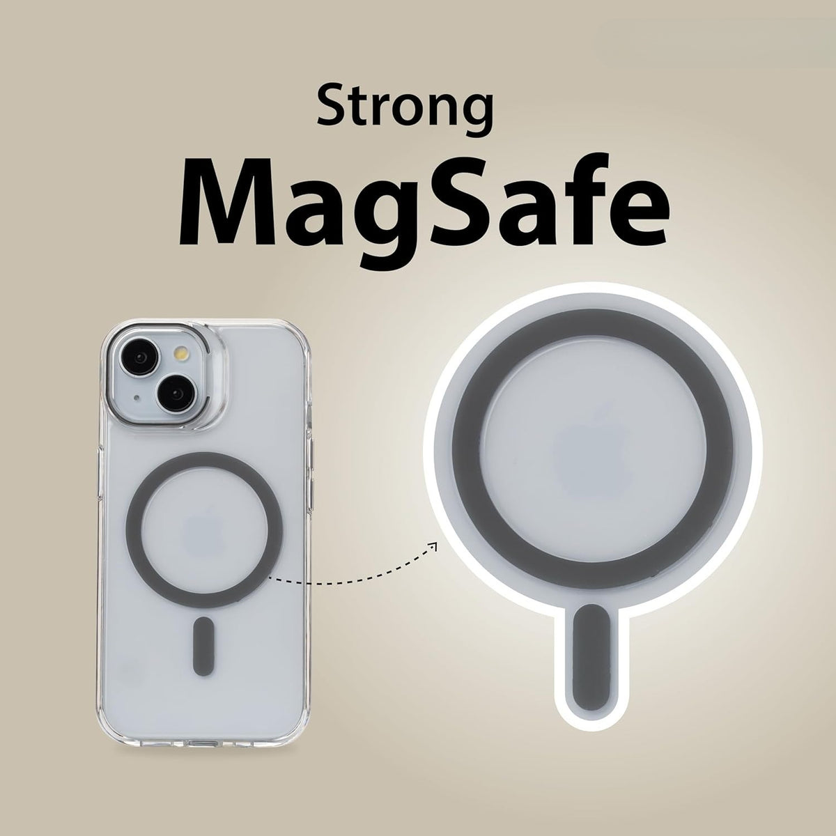 Luxury MagSafe Anti-Yellow Protection Clear Case for Your iPhone