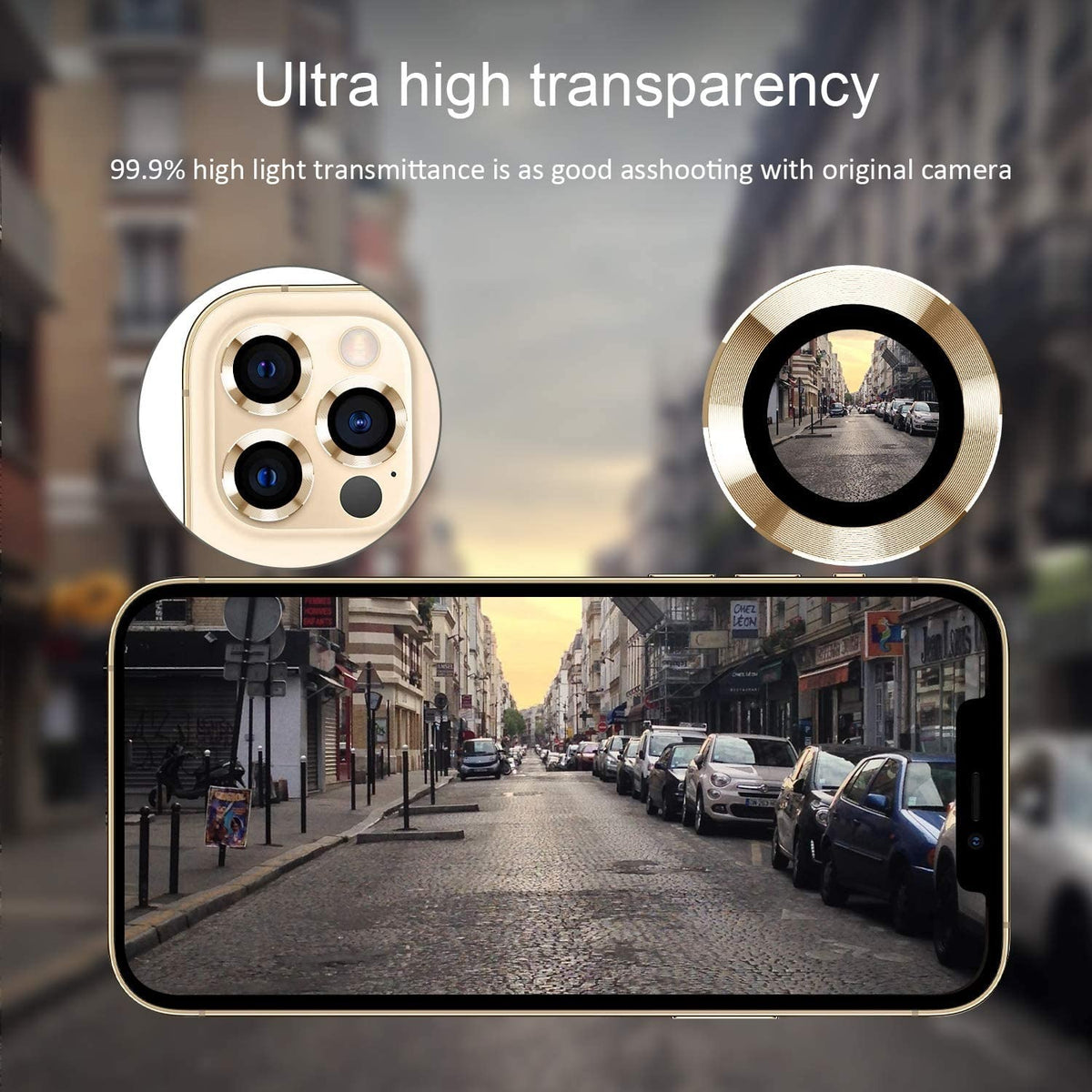 Tempered Glass Camera Lens Protector for iPhone 11
