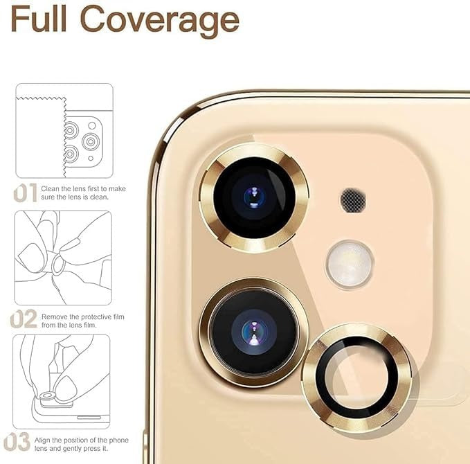 Tempered Glass Camera Lens Protector for iPhone 11