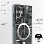 Futuristic Circuit MagSafe Stylish Look Case for Samsung Galaxy S25 Ultra