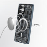 Futuristic Circuit MagSafe Stylish Look Case for Samsung Galaxy S25 Ultra