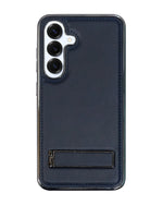 Leather MagSafe Magnetic Kickstand Case for Samsung Galaxy S25 Series