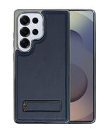 Leather MagSafe Magnetic Kickstand Case for Samsung Galaxy S25 Series