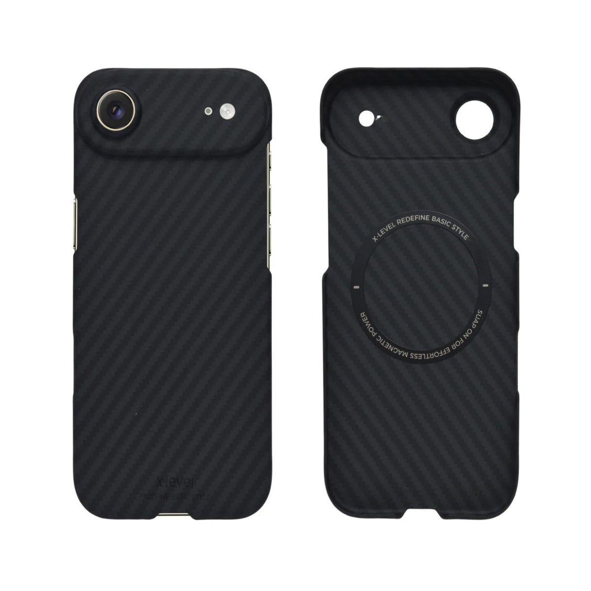 Premium Carbon Texture Slim Fit Phone Case for iPhone 17 Air