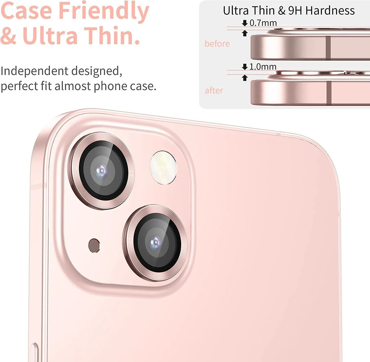 Tempered Glass Camera Lens Protector for iPhone 12 Mini