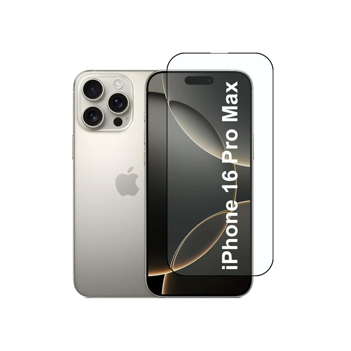 Ultra-Clear Tempered Glass Screen Protector for iPhone 16 Pro Max
