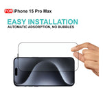 Ultra-Clear Tempered Glass Screen Protector for iPhone 15 Pro Max