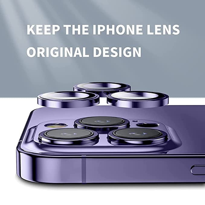 Tempered Glass Camera Lens Protector for iPhone 16