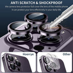 Tempered Glass Camera Lens Protector for iPhone 16