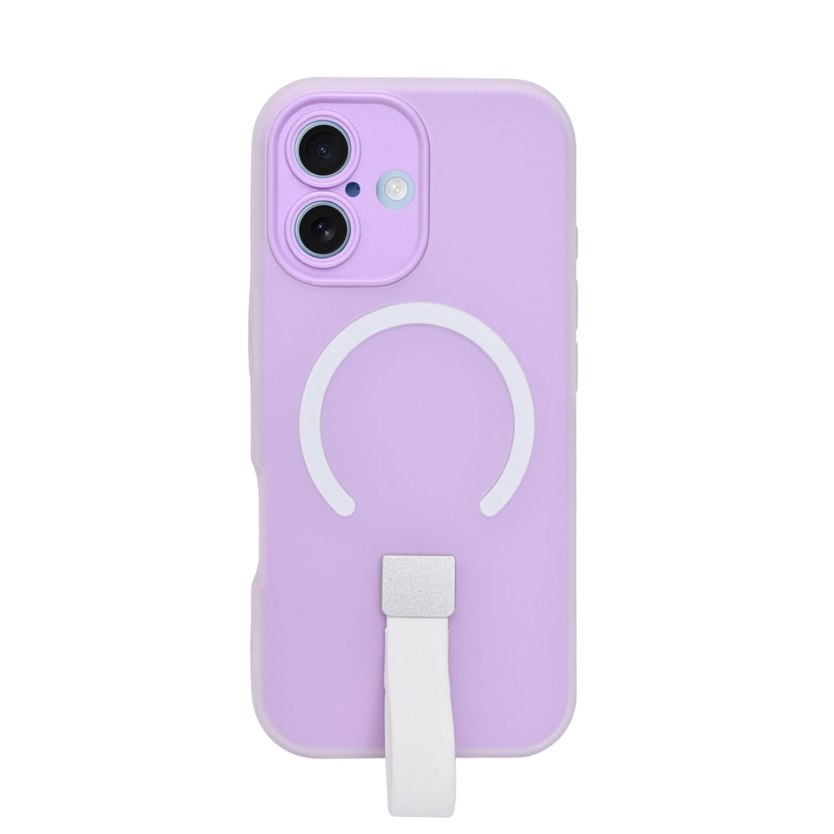 Frosty Matte with Silicone Finger Loop Phone Case for iPhone 17